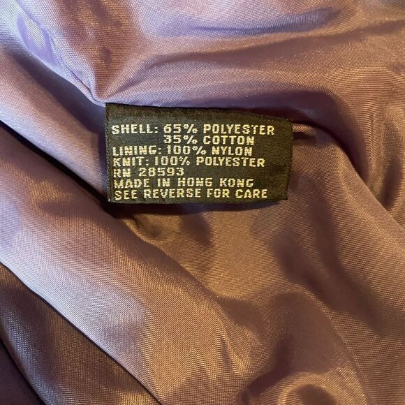 Vintage Men’s Members Only Dusty Purple Jacket - Picture 5 of 7